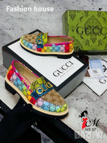 Gucci естествена кожа обувки, снимка 2 - Дамски ежедневни обувки - 44650218