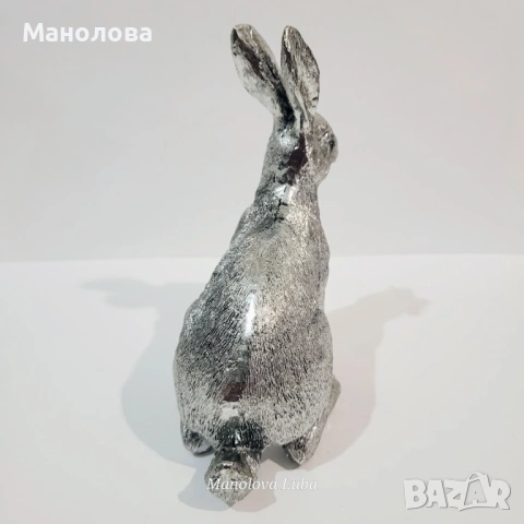 Винтидж великденска украса, заек и яйце., снимка 3 - Колекции - 53853645