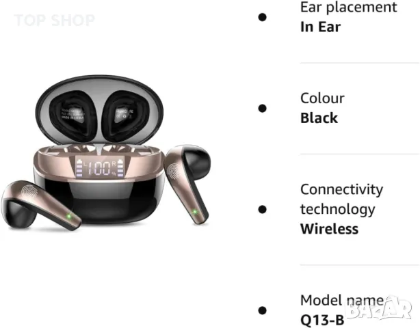 Безжични слушалки DOBOPO, Bluetooth 5.3 слушалки с LED цифров дисплей,40H Premium Sound, снимка 2 - Bluetooth слушалки - 48501622