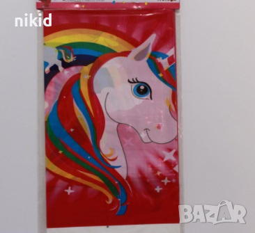 Еднорог unicorn дъга найлонова покривка за парти рожден ден
