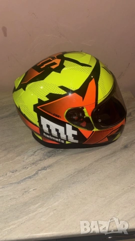 MT THUNDER 3 SV Torn Gloss Fluro Yellow Orange, снимка 2 - Аксесоари и консумативи - 53102260