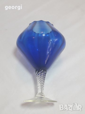Чаша, ваза от цветно стъкло , снимка 4 - Декорация за дома - 33897977