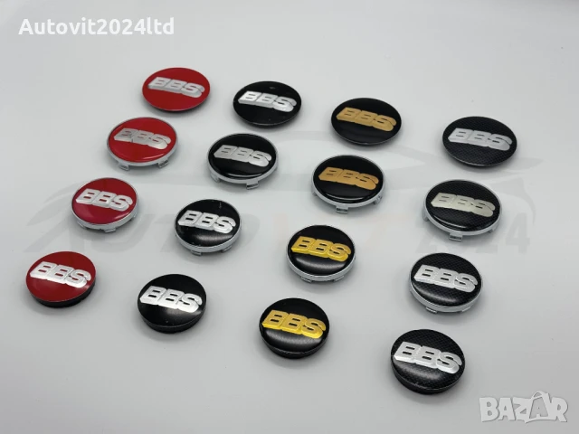 Капачки за джанти BBS - BMW Mercedes VW Seat 56мм 60мм 68мм 70мм, снимка 3 - Аксесоари и консумативи - 50741010