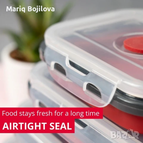 Сгъваем контейнер за храна Westmark, снимка 8 - Други стоки за дома - 49135077