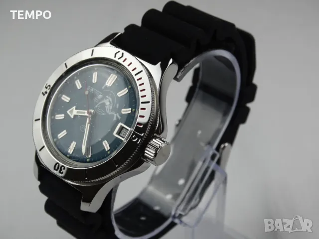 ВОСТОК АМФИБИЯ АВТОМАТИЧЕН -“SCUBA DUDE” ref: 120059 , снимка 6 - Мъжки - 42201949