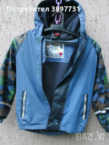 Детско горнище с качулка - Lupilu - оригинал !, снимка 4 - Детски якета и елеци - 47944634