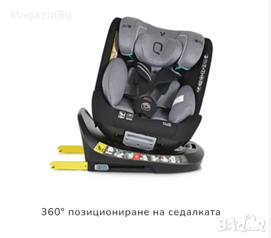 Стол за кола Quill 40-150см Isofix система 360°, снимка 5 - Столчета за кола и колело - 50440299