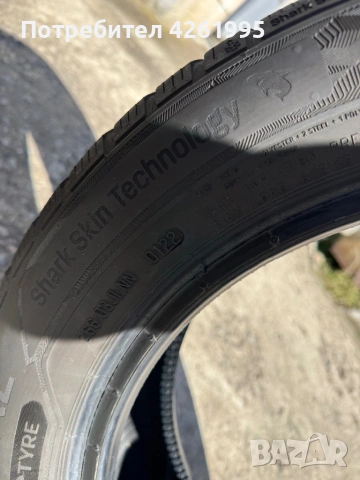 Зимна гума единичка 195/55 R16, снимка 4 - Гуми и джанти - 53658972