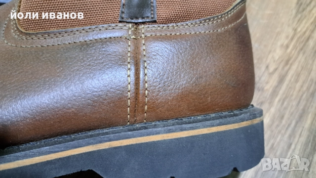 Ботуши кожени работни с бомбе 45 номер, снимка 3 - Маратонки - 52135179