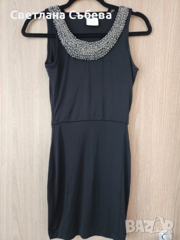 Черна елегантна рокля , снимка 1