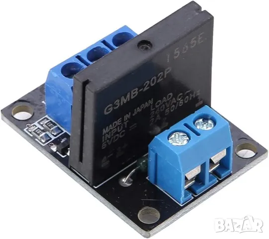 Едноканално полупроводниково реле G3MB-202P SSR 240VAC 2A, снимка 2 - Друга електроника - 49573057