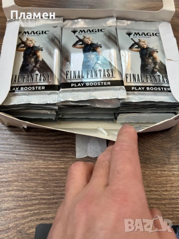Magic The Gathering Final Fantasy Play Booster Box 30 пакета x 14 карти Ново, снимка 13 - Колекции - 53474371