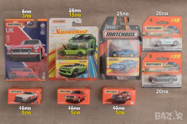 Метални колички 1:64 Matchbox Мачбокс, снимка 4 - Колекции - 32704042