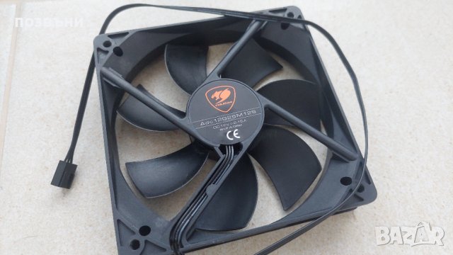 Нов вентилатор 120mm Cougar ADC12025M12S за компютърна кутия, снимка 3 - Други - 41344607