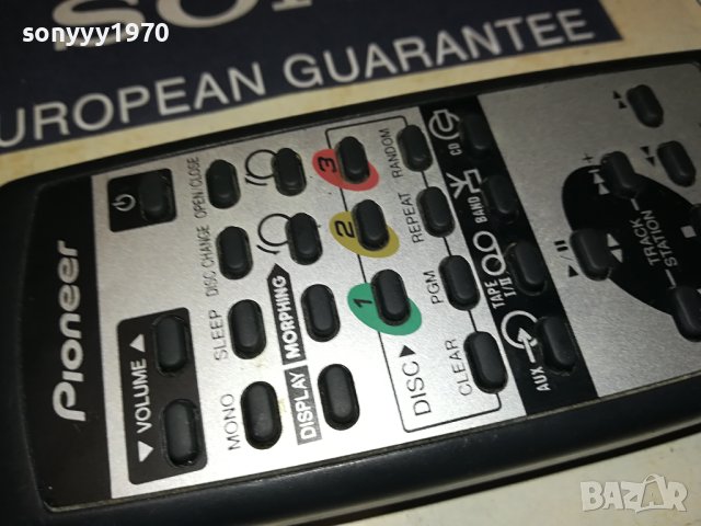 pioneer cu-xr048 audio remote-внос swiss 2606231855, снимка 5 - Ресийвъри, усилватели, смесителни пултове - 41362846