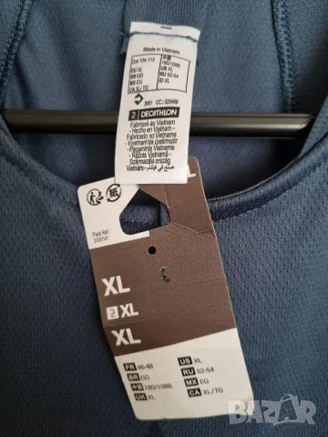 Нова мъжка тениска Quechua MH500, размер XL, снимка 4 - Тениски - 48613367