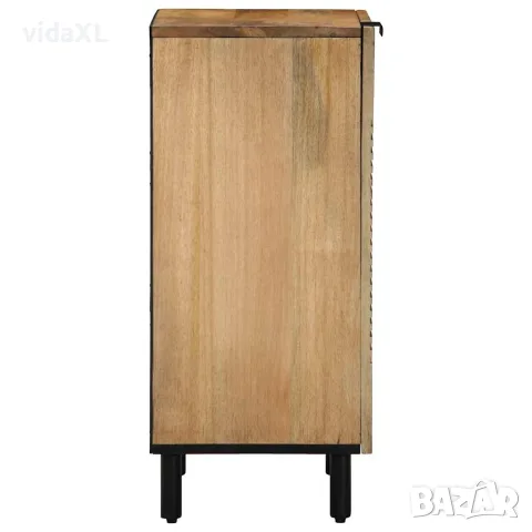 vidaXL Шкаф кафяв 40x33x75 cm Масивна дървесина Манго, снимка 3 - Шкафове - 56147545