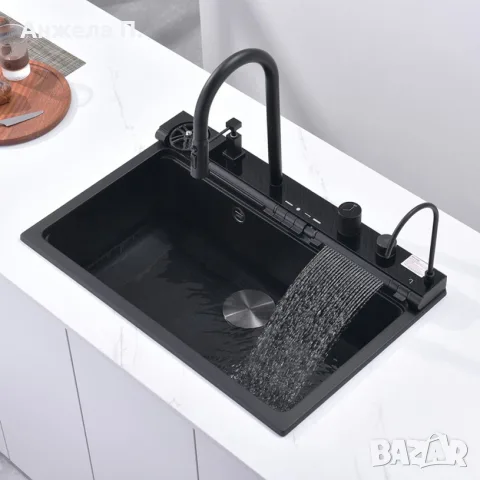 КОМПЛЕКТ МИВКА С ФИЛТРИРAЩА СИСТЕМА И ДОПЪЛНИТЕЛНИ ФУНКЦИИ INTER CERAMIC AQUARIS, снимка 6 - Мивки - 56168247