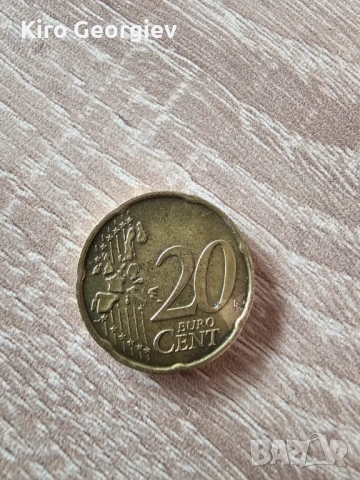 20 цента от 2002г, снимка 2 - Нумизматика и бонистика - 53690584