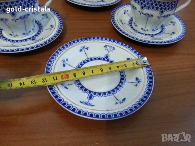 Стар сервиз фин костен порцелан, снимка 5 - Антикварни и старинни предмети - 35927502