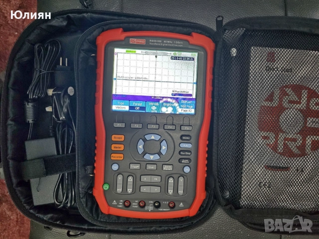 Осцилоскоп - RS Pro RSHS806 Цифров Ръчен 2 Канала, 60MHz, снимка 2 - Друга електроника - 52595721