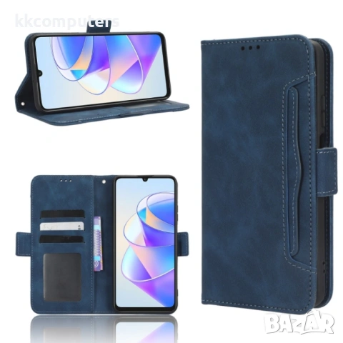 Honor X7a Wallet Калъф и Протектор