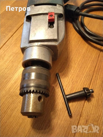 Продавам електрическа двускоростна бормашина ЕЛПРОМ BZ16A - ЛОВЕЧ, снимка 3 - Бормашини - 53636379