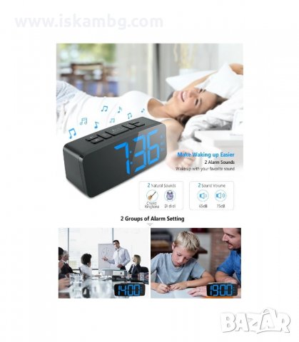 СТАЕН, ЕЛЕКТРОНЕН ЧАСОВНИК С ГОЛЕМИ СИНИ ЦИФРИ - код 5230, снимка 5 - Друга електроника - 33927202