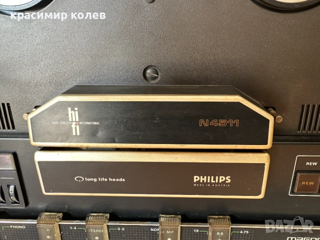 магнетофон "PHILIPS N4511", снимка 2 - Декове - 53772564