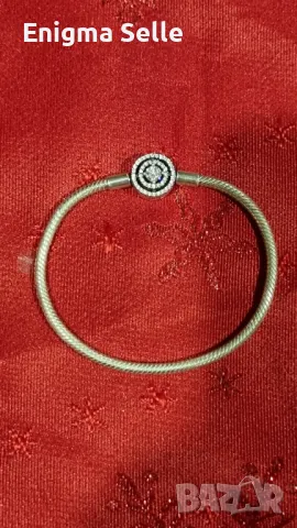 Оригинална сребърна гривна Пандора - Pandora Moments, снимка 2 - Гривни - 50305969