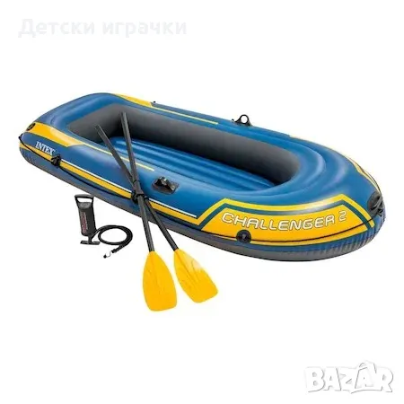 Надуваема лодка Challenger 2 Intex, 236 x 114см, PVC, за 2 души, снимка 1