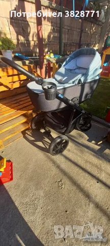 Бебешка количка Bebe mobile-Gusto 2 в1 , снимка 7 - Детски колички - 42030826