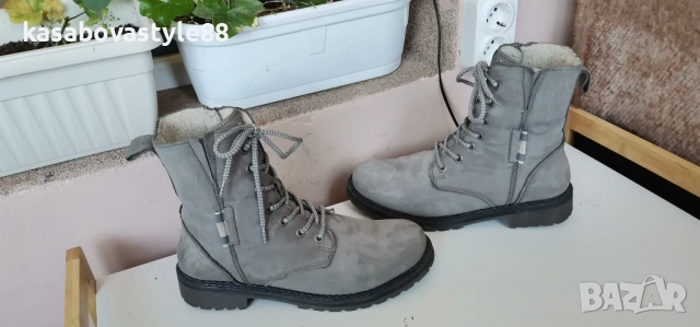 Ботуши Tamaris 40н.Естествена кожс, снимка 13 - Дамски ботуши - 52787595