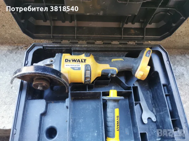 Dewalt DCG 414 ъглошлайф на 54V 