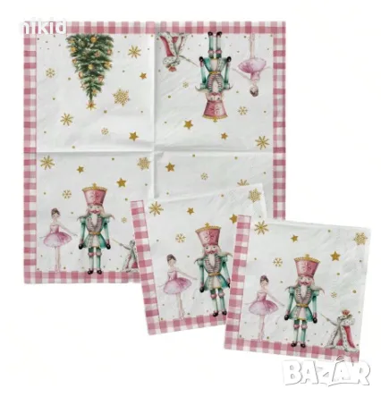 Войник от Лешникотрошачката 8 парти салфетки рожден ден, снимка 4 - Други - 48327076