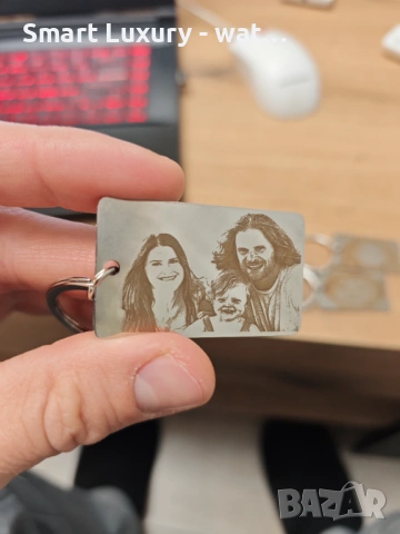 Гравирана снимка и текст върху ключодържател от неръждаема стомана , снимка 5 - Други - 53759357