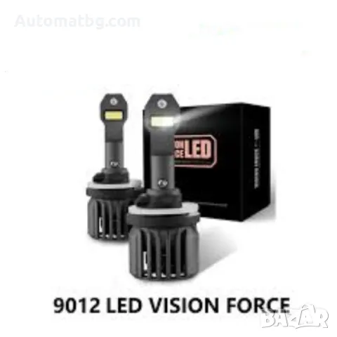 LED крушки Automat, Canbus, Mini, 9012, 60W, 12000LM, 12V, 6000K