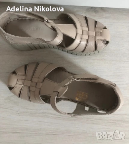 Дамски сандали естествена кожа, снимка 5 - Сандали - 50563153