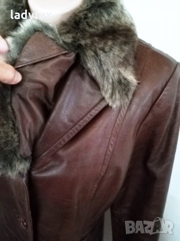 Rock'n Blue, Естествена Кожа, Кожено Манто, Размер 38. Код 1372, снимка 3 - Палта, манта - 34847353