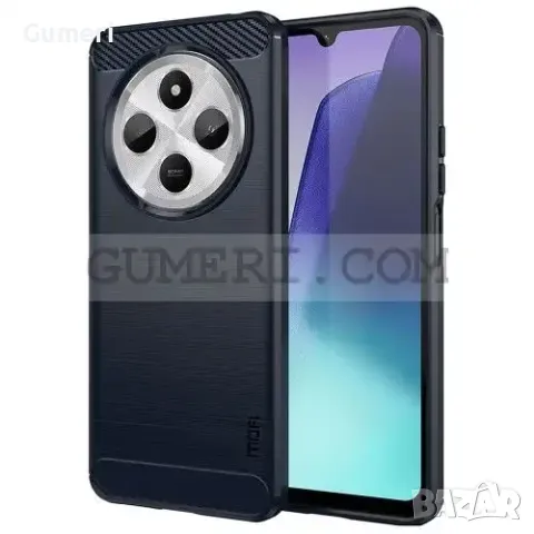 Xiaomi Redmi 14C Противоударен Силиконов Гръб - Карбон ''Шарк'', снимка 3 - Калъфи, кейсове - 48028521