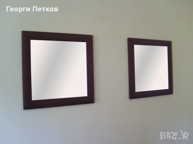 Огледало 50x50см.-венге,орех,сонома., снимка 2 - Огледала - 40637091