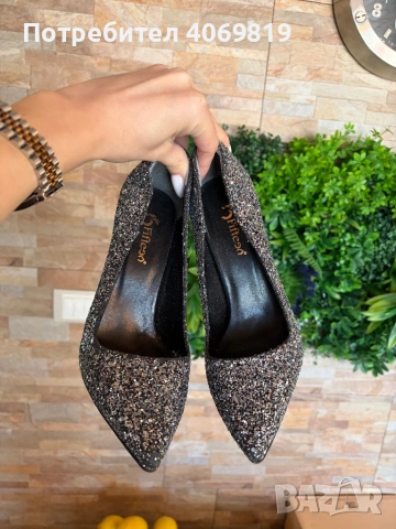 Обувки на висок ток, снимка 2 - Дамски елегантни обувки - 53772878