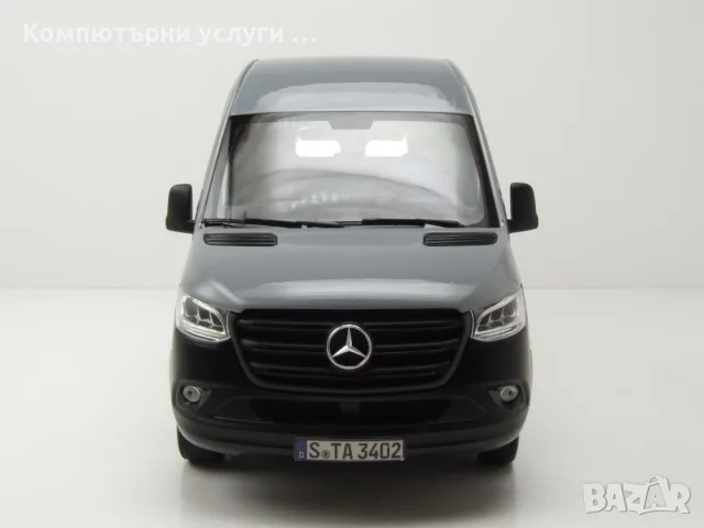 Mercedes-Benz Sprinter 2018 микробус - мащаб 1:18 на Norev  моделът е нов в кутия, снимка 3 - Колекции - 56196304