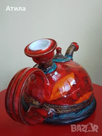 керамичен чайник 24/14 см, снимка 3 - Други - 50936795