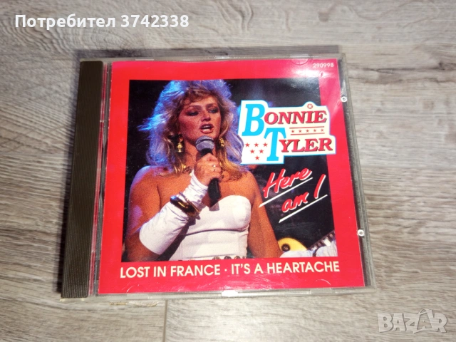 Компакт диск Bonnie Tyler- Here Am I Lost In France - It's A Heartache
