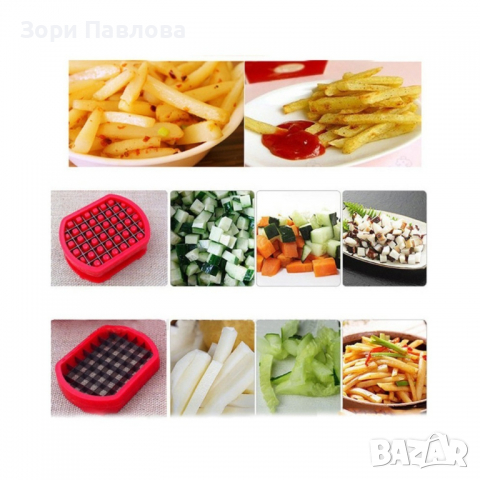 PERFECT FRIES ПРЕСА ЗА РЯЗАНЕ НА КАРТОФИ ЗА ПЪРЖЕНЕ - код 1293, снимка 2 - Прибори за хранене, готвене и сервиране - 36198766