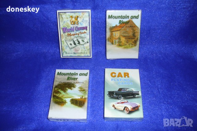 Тесте 52 карти - коли, валути, реки (колекционерски)