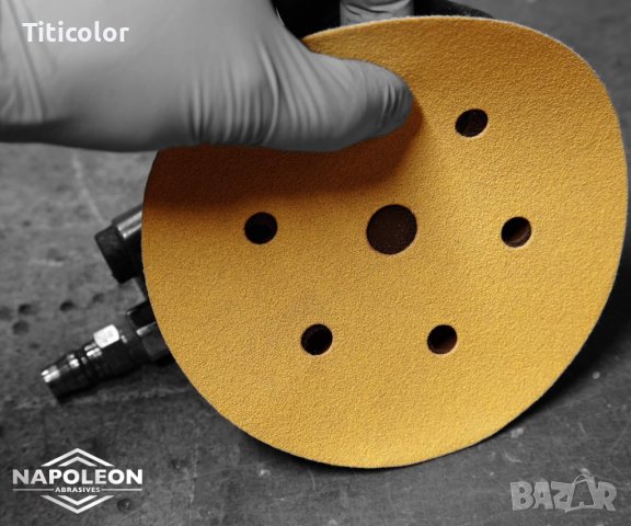 NAPOLEON SCS диск Ф150 75 отвора/P80/P100/P120/P150/P180/P240/P320/P400/P500/P600/P800/