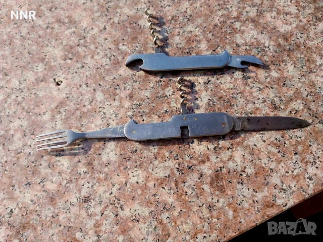 Старо джобно ножче + отварачка , снимка 4 - Антикварни и старинни предмети - 53752724