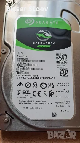 Твърд диск 3.5" HDD Seagate Barracuda 1TB SATA III